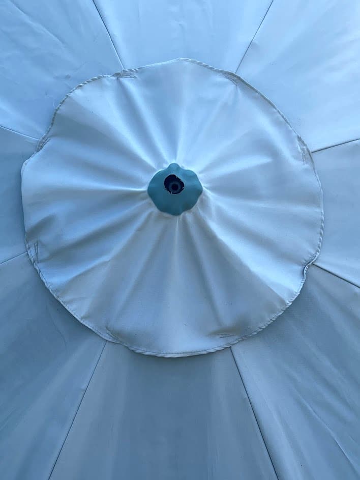 destination summer 11-foot rectangular aluminum solar patio umbrella ProShade 11' Solar LED Aluminum Umbrella with Tilt